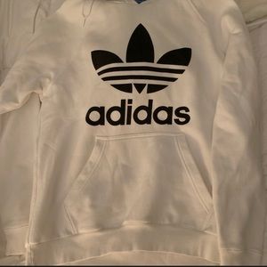 White adidas hoodie